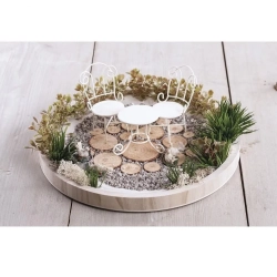 Ogródek z gołąbkami